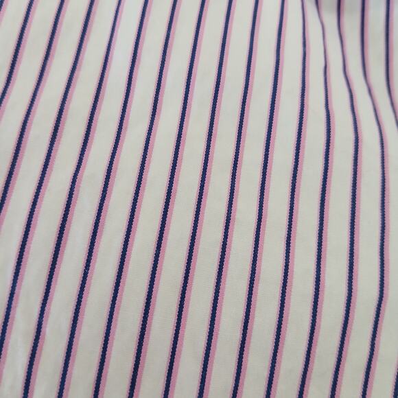 Polo by Ralph Lauren STANTON custom Fit 100% cotton LS dress shirt XL stripe - Picture 10 of 14